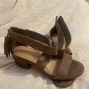 Rock and Candy tan sandals, size 10.